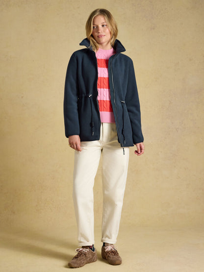 Women's Joules Funnel Neck Full Zip Fleece Jacket