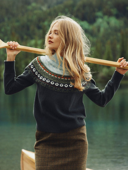 Women's Joules Landscape Pattern Knitted Jumper