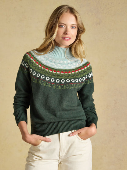Women's Joules Landscape Pattern Knitted Jumper