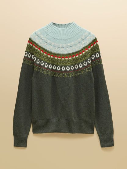 Women's Joules Landscape Pattern Knitted Jumper