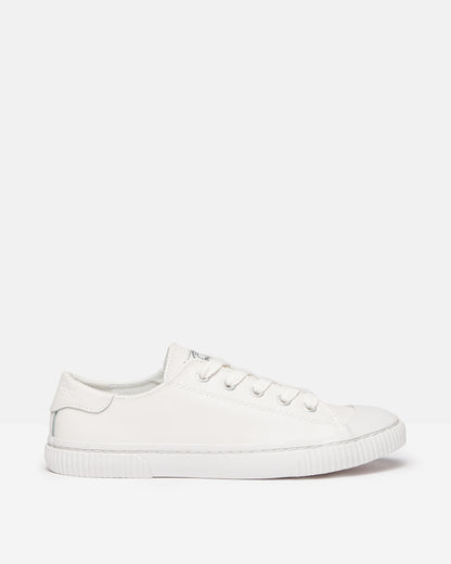 Joules Coast White Canvas Pumps