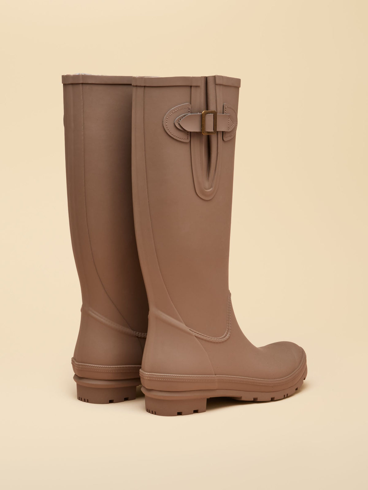 Women's Joules Houghton Mink Brown Tall Wellies