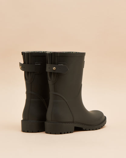 Joules Wistow Adjustable Mid Calf Wellies Chocolate Brown