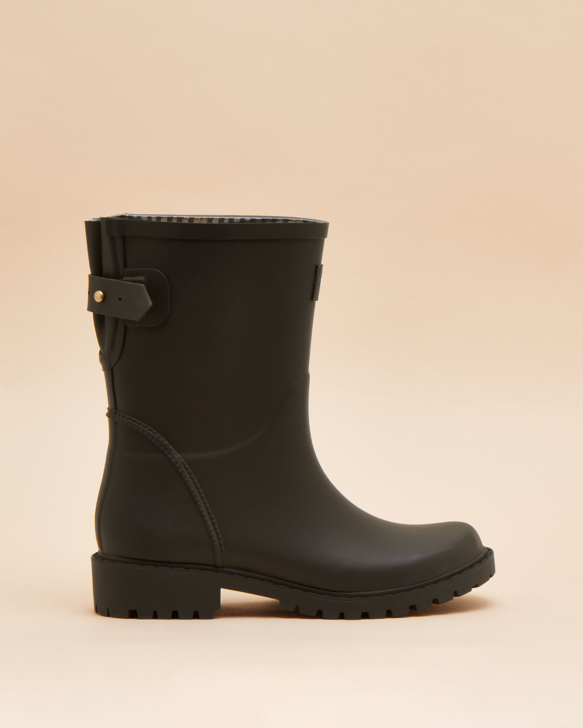 Joules Wistow Adjustable Mid Calf Wellies Chocolate Brown