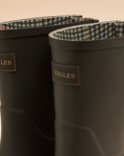 Joules Wistow Adjustable Mid Calf Wellies Chocolate Brown