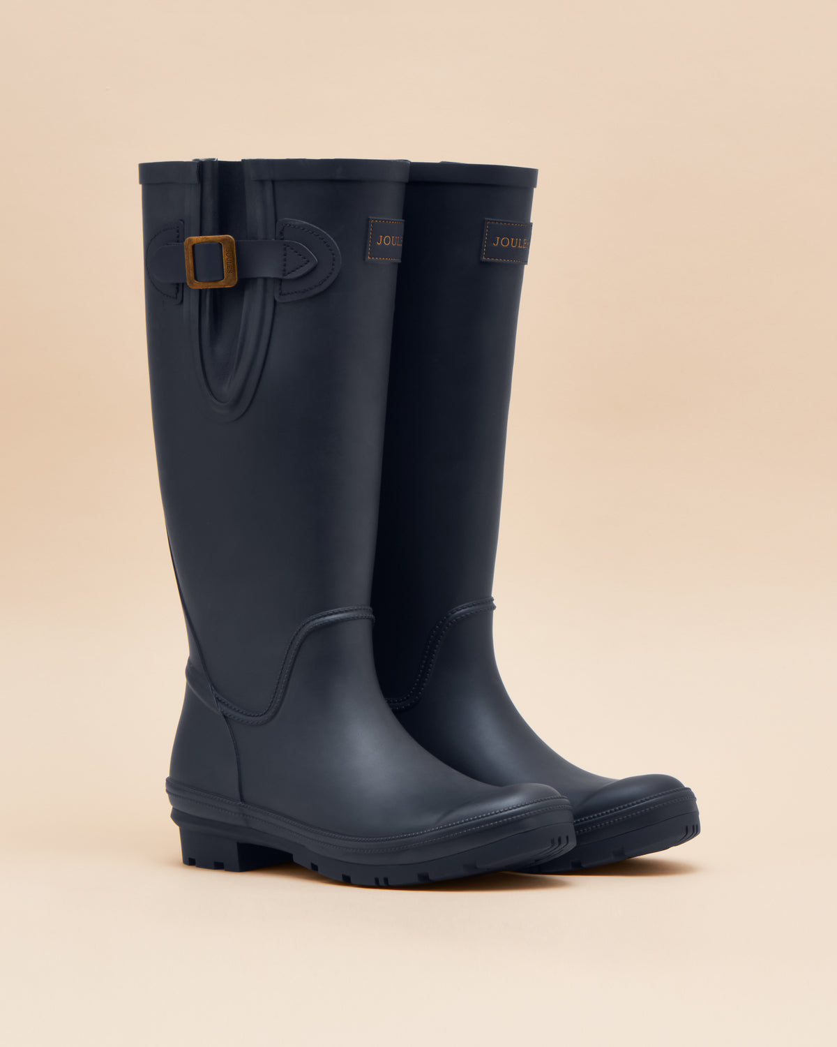 Joules Women's Houghton Adjustable Tall Welly Navy