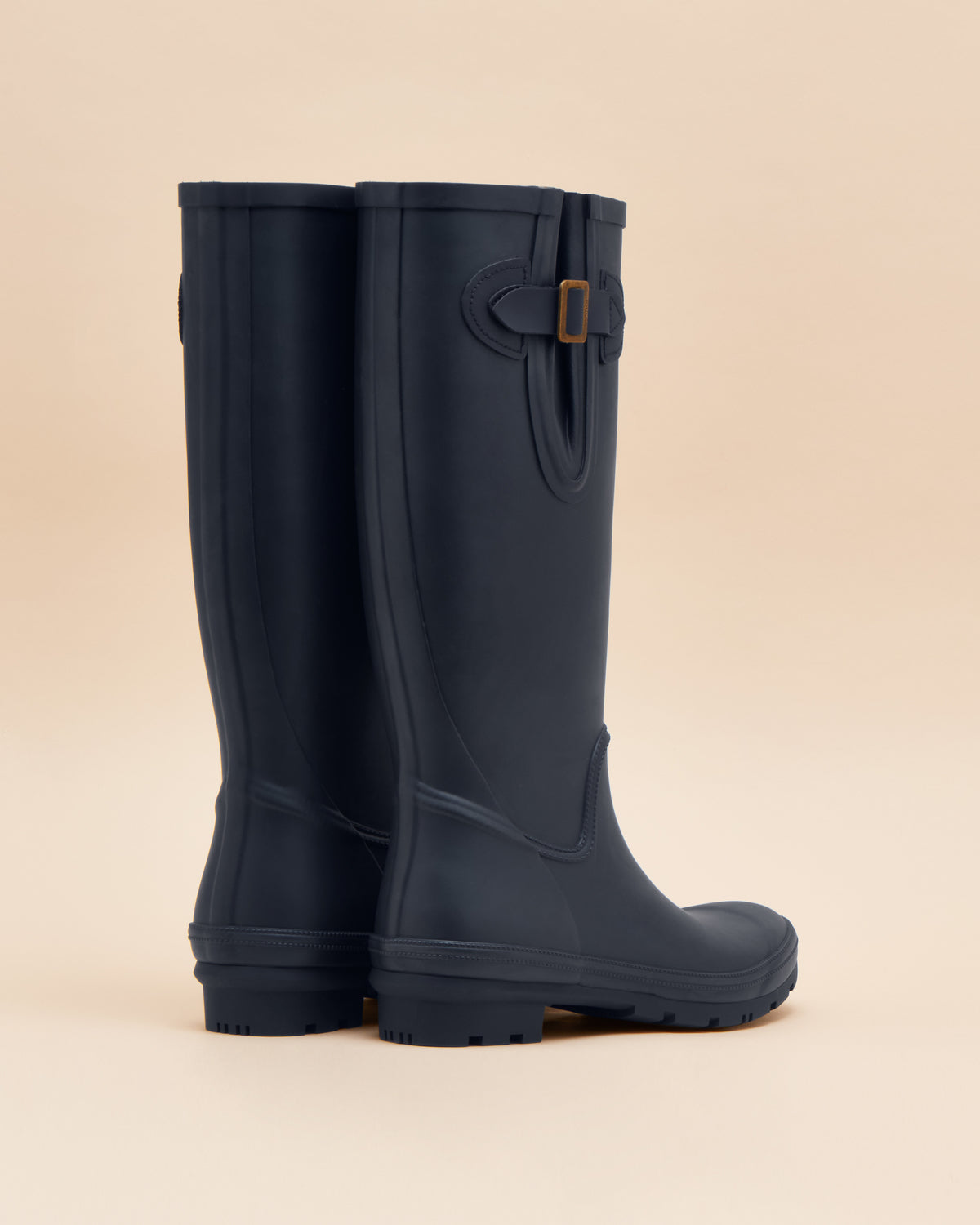 Joules Women's Houghton Adjustable Tall Welly Navy