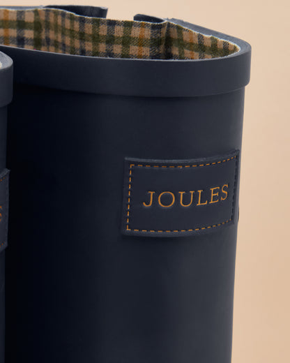 Joules Women's Houghton Adjustable Tall Welly Navy