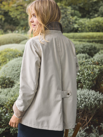 Joules Katherine Waterproof Coat Stone - Heritage Country Style, Ladies Outdoor Jacket, Equiflair