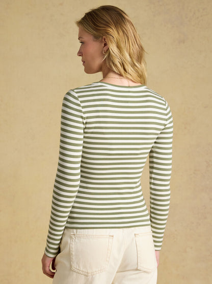 Women's Joules Sophie Ribbed Fitted T-Shirt