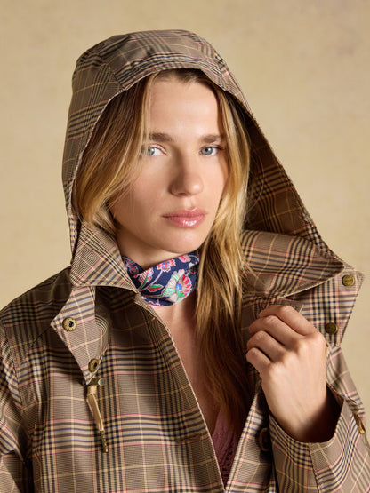 Women's Joules Rainmore Waterproof Button Through Raincoat