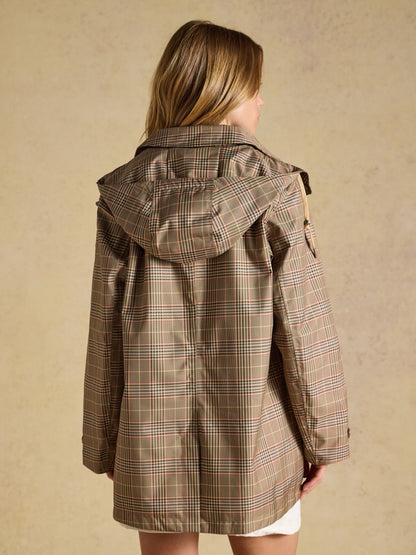 Women's Joules Rainmore Waterproof Button Through Raincoat