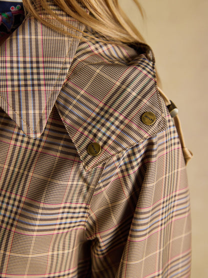 Women's Joules Rainmore Waterproof Button Through Raincoat