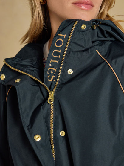 Women's Everdry Waterproof Packable Raincoat Navy