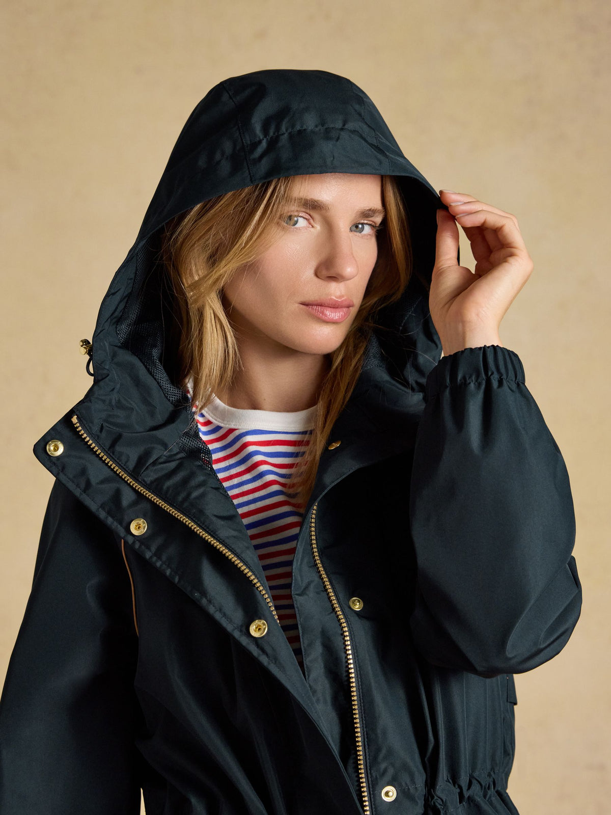 Women's Everdry Waterproof Packable Raincoat Navy