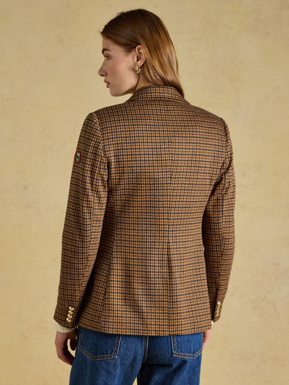 Women's Joules Albury Badged Jersey Blazer