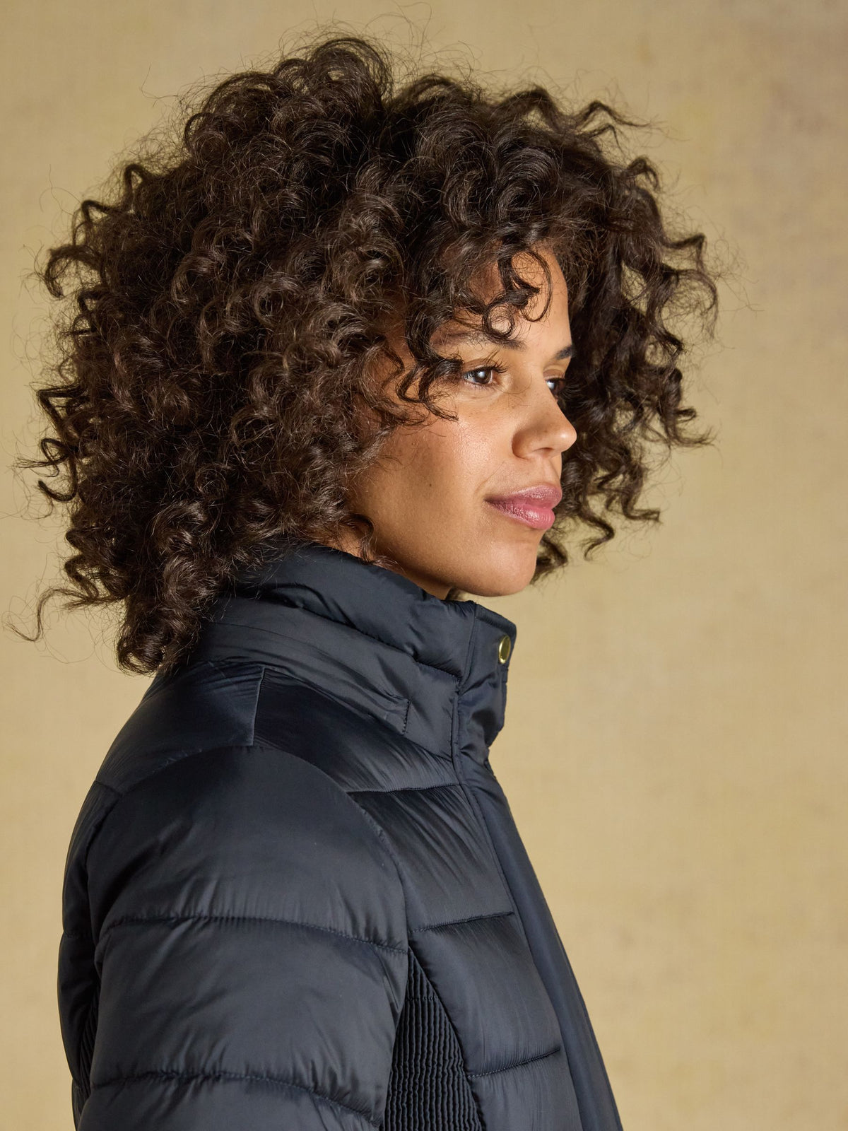 Women's Joules Navy Windborough Padded Coat