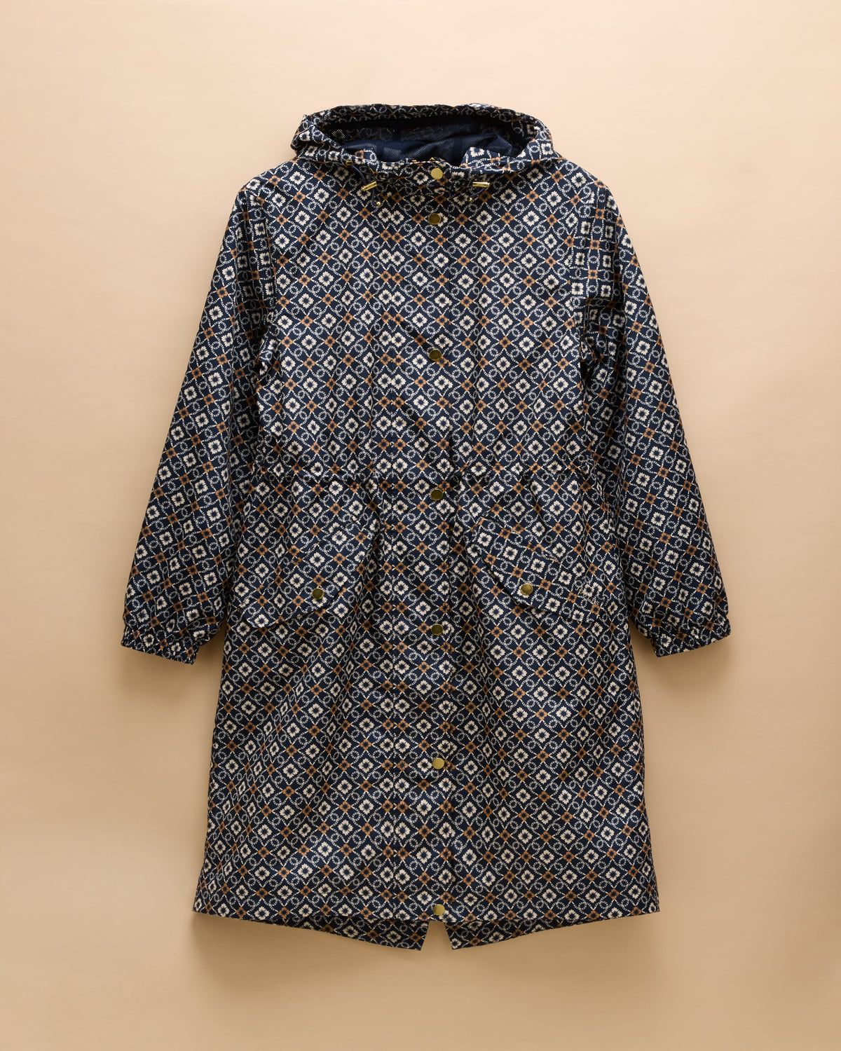 Joules Holkham Navy Waterproof Packable Raincoat. Stylish & practical! Shop Equiflair for durable women's outerwear.