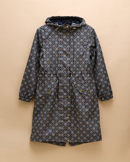 Joules Holkham Navy Waterproof Packable Raincoat. Stylish & practical! Shop Equiflair for durable women's outerwear.