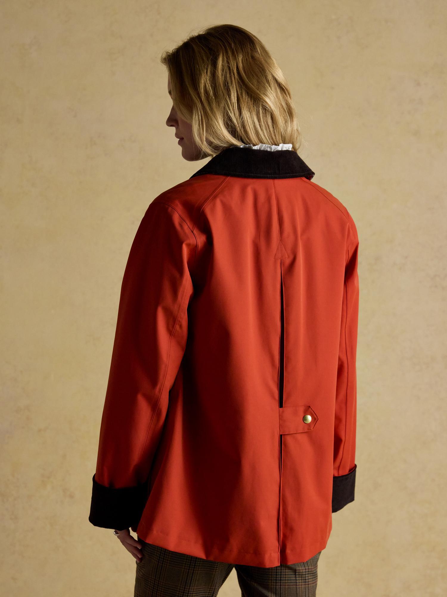 Joules Katherine Burnt Orange Waterproof Heritage Coat