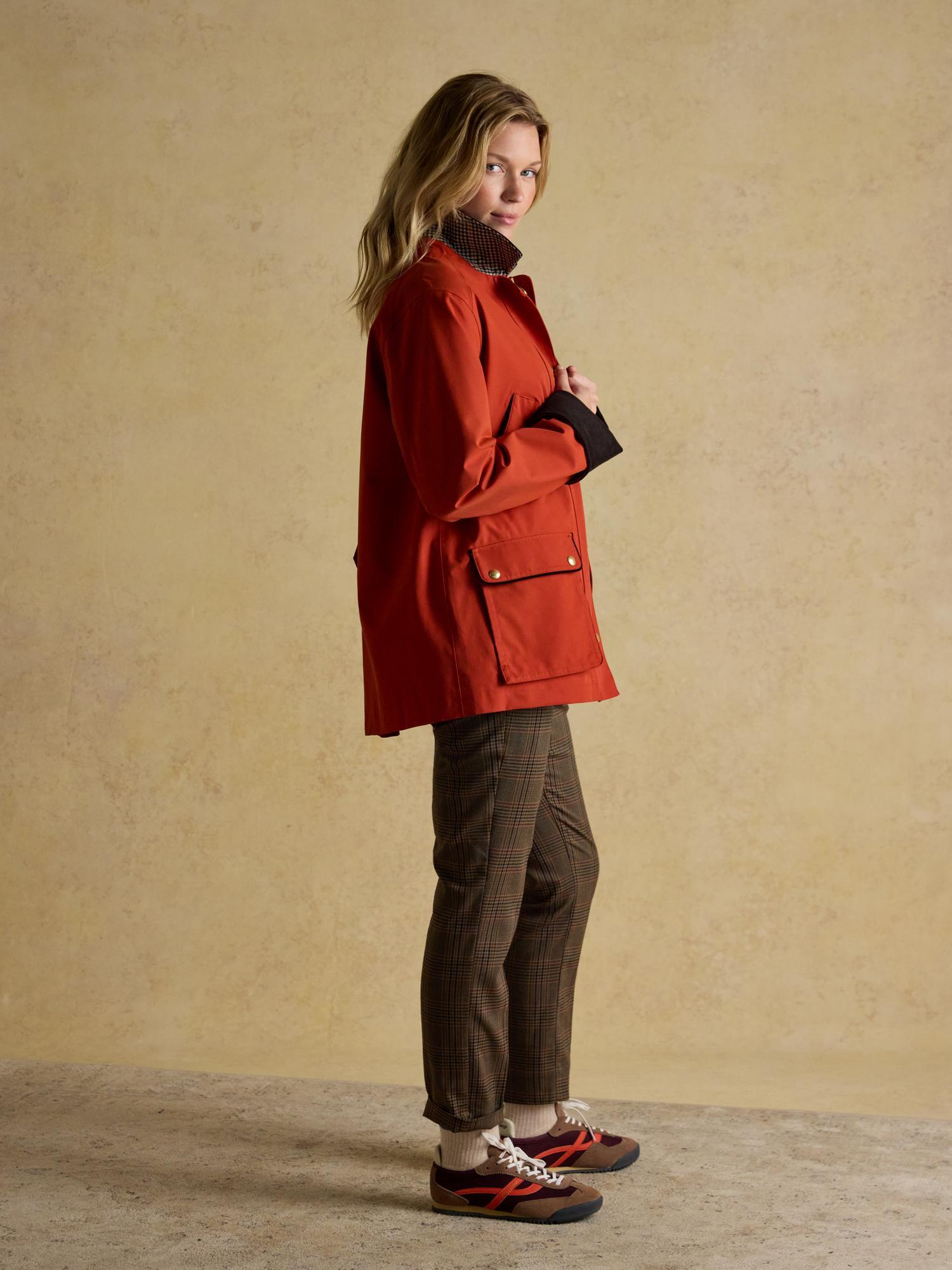 Joules Katherine Burnt Orange Waterproof Heritage Coat