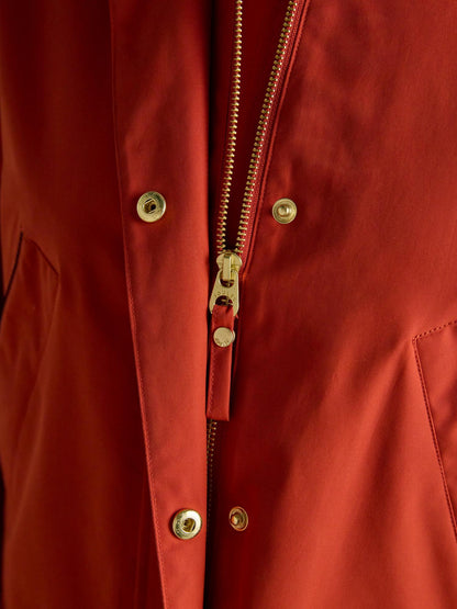 Joules Katherine Burnt Orange Waterproof Heritage Coat