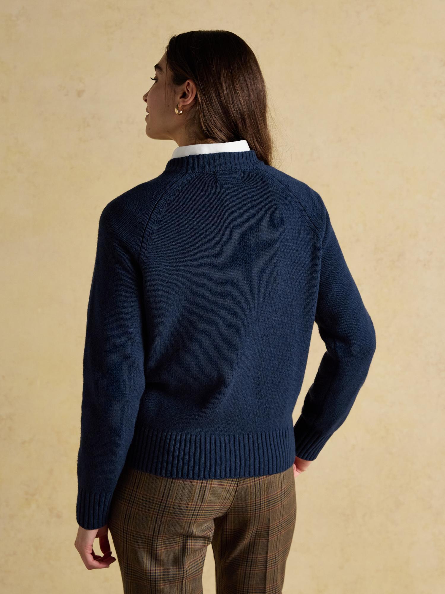 JOULES INTARSIA MONTY DOG Jumper: Cotton Blend, Regular Fit. From Equiflair.