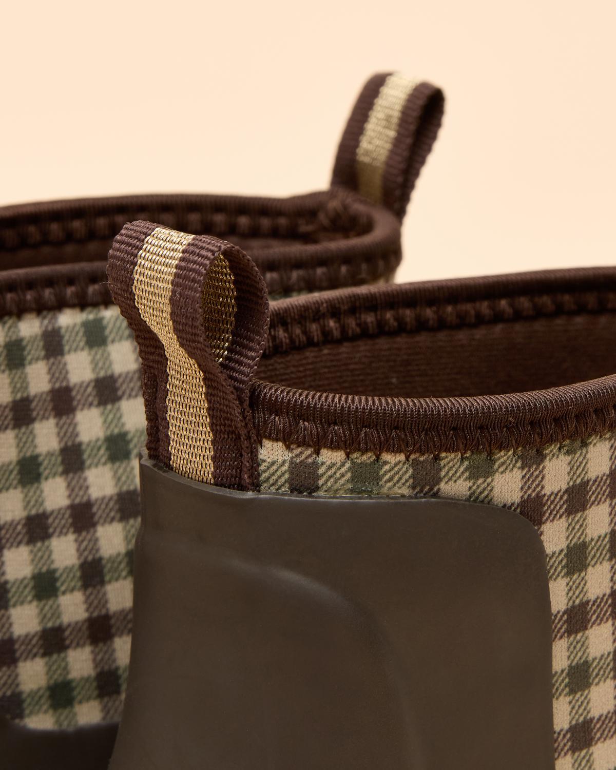 Joules Foxton Chocolate Brown Neoprene Lined Ankle Wellies