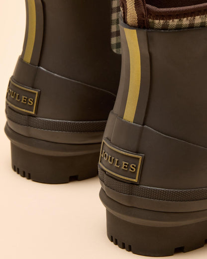 Joules Foxton Chocolate Brown Neoprene Lined Ankle Wellies