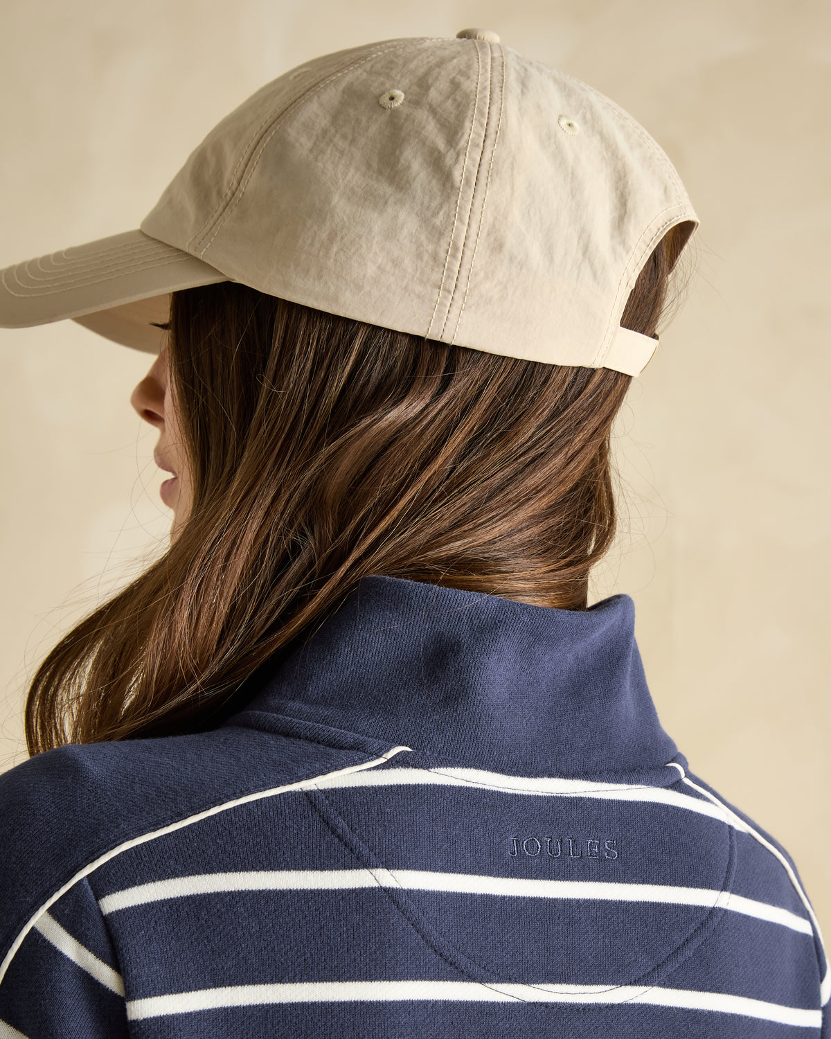 Joules Striped Sweatshirt & Baseball Cap: Stylish Women's Fashion