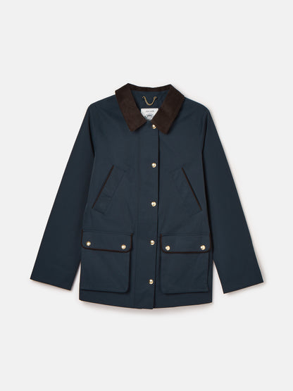 Joules Katherine Waterproof Coat Navy - Women's Country Style Jacket