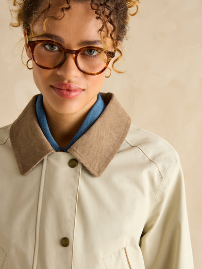 JOULES KATHERINE WATERPROOF COAT STONE - Heritage Style Country Coat