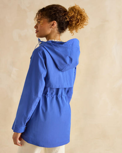 Joules Portwell Waterproof Raincoat With Hood Blue