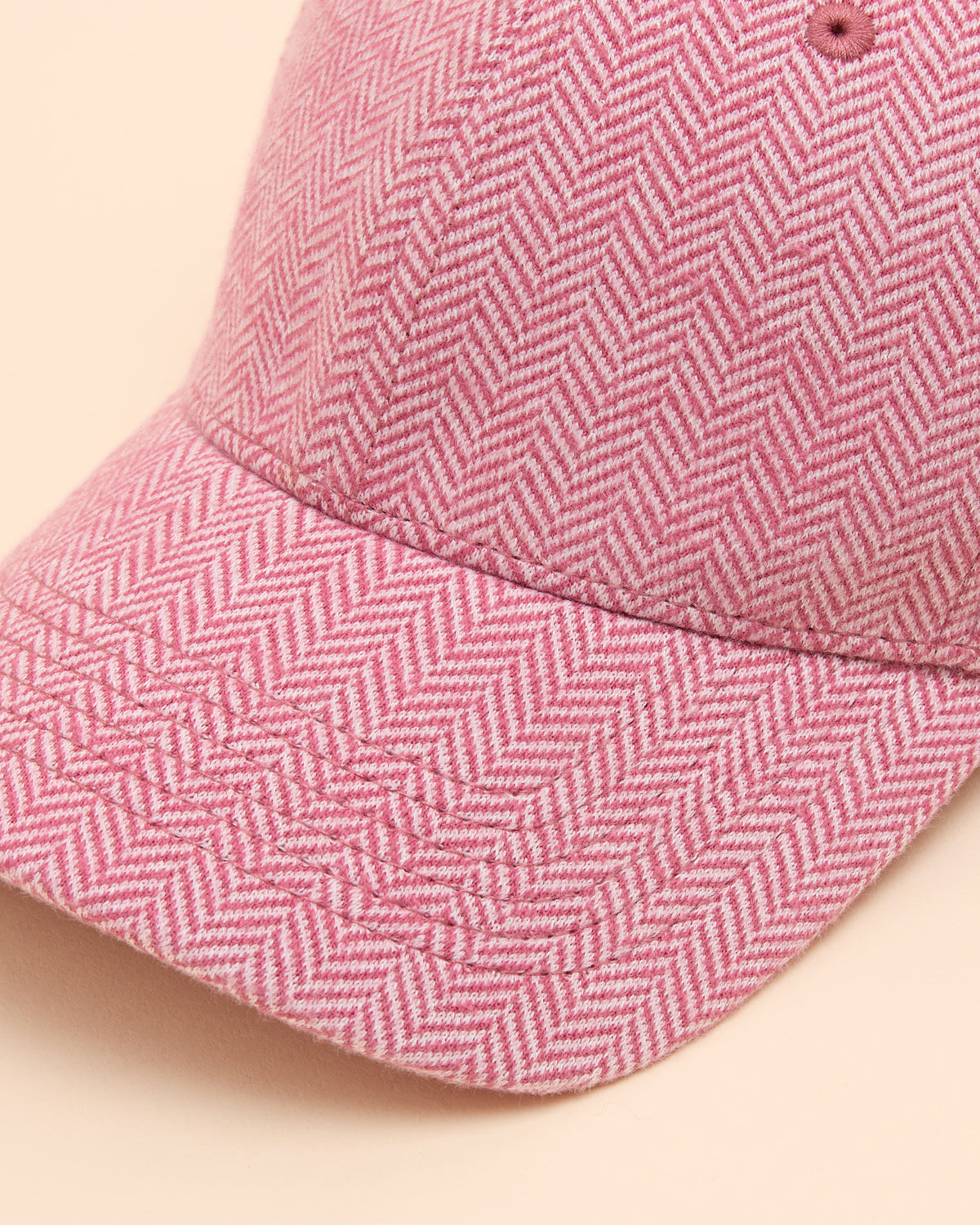Joules Daley Herringbone Cap Pink