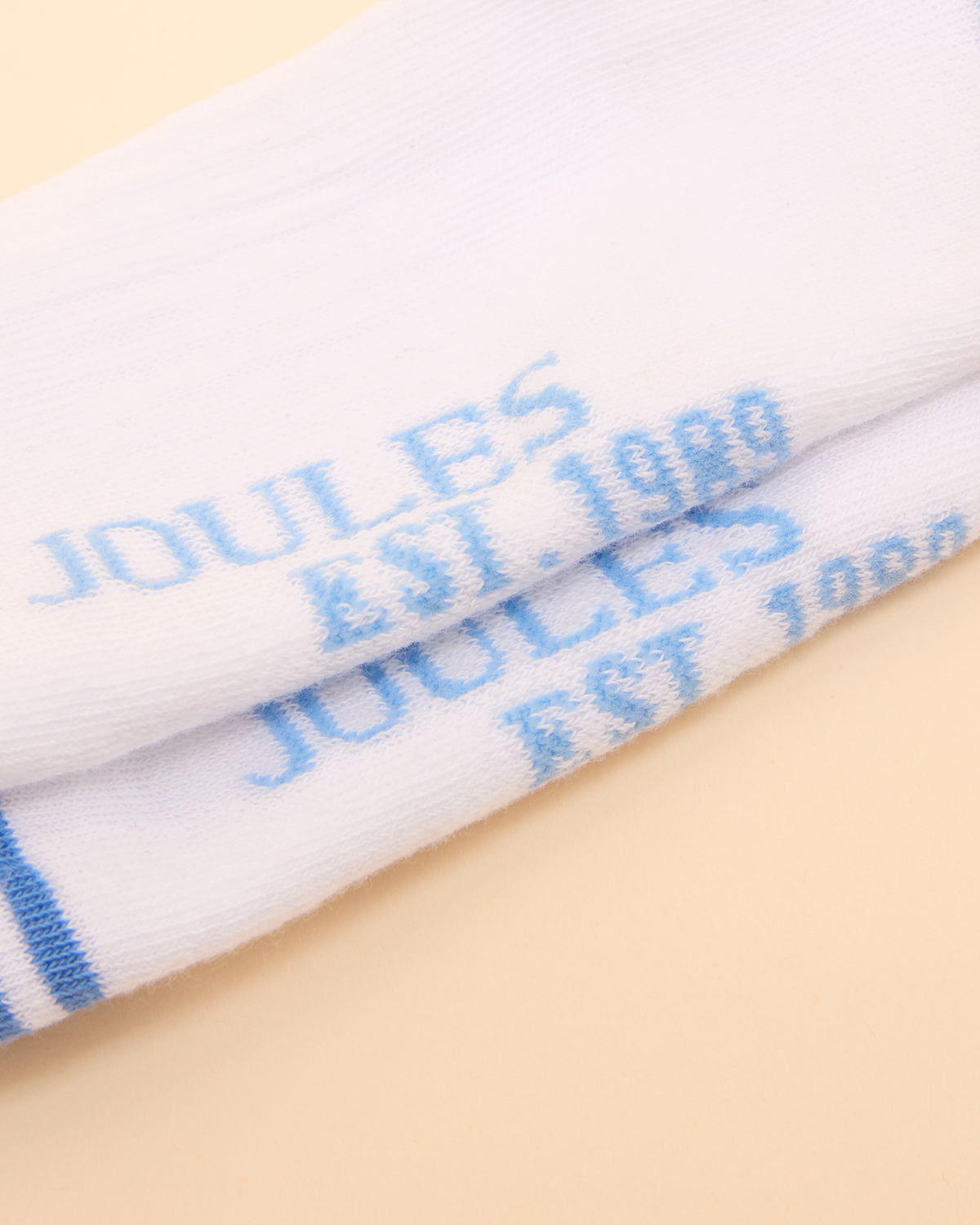 Joules Volley Socks 2 Pack Blue - Equiflair: Sporty, Ribbed-Cuff Cotton Blend Socks