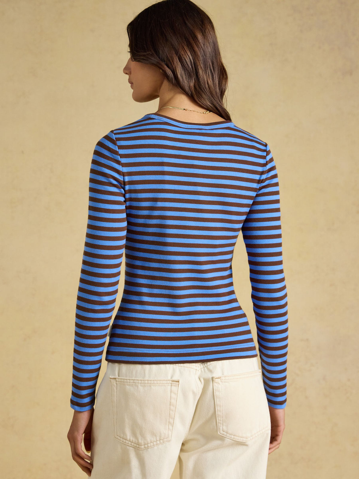 Joules Women's Sophie Ribbed Fitted T-Shirt