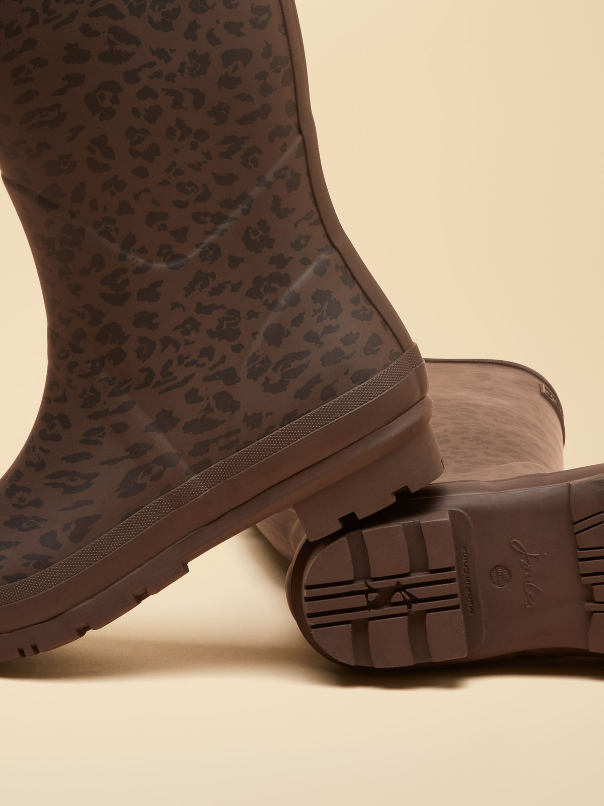 Women's Joules Printed Leopard Adjustable Tall Wellies