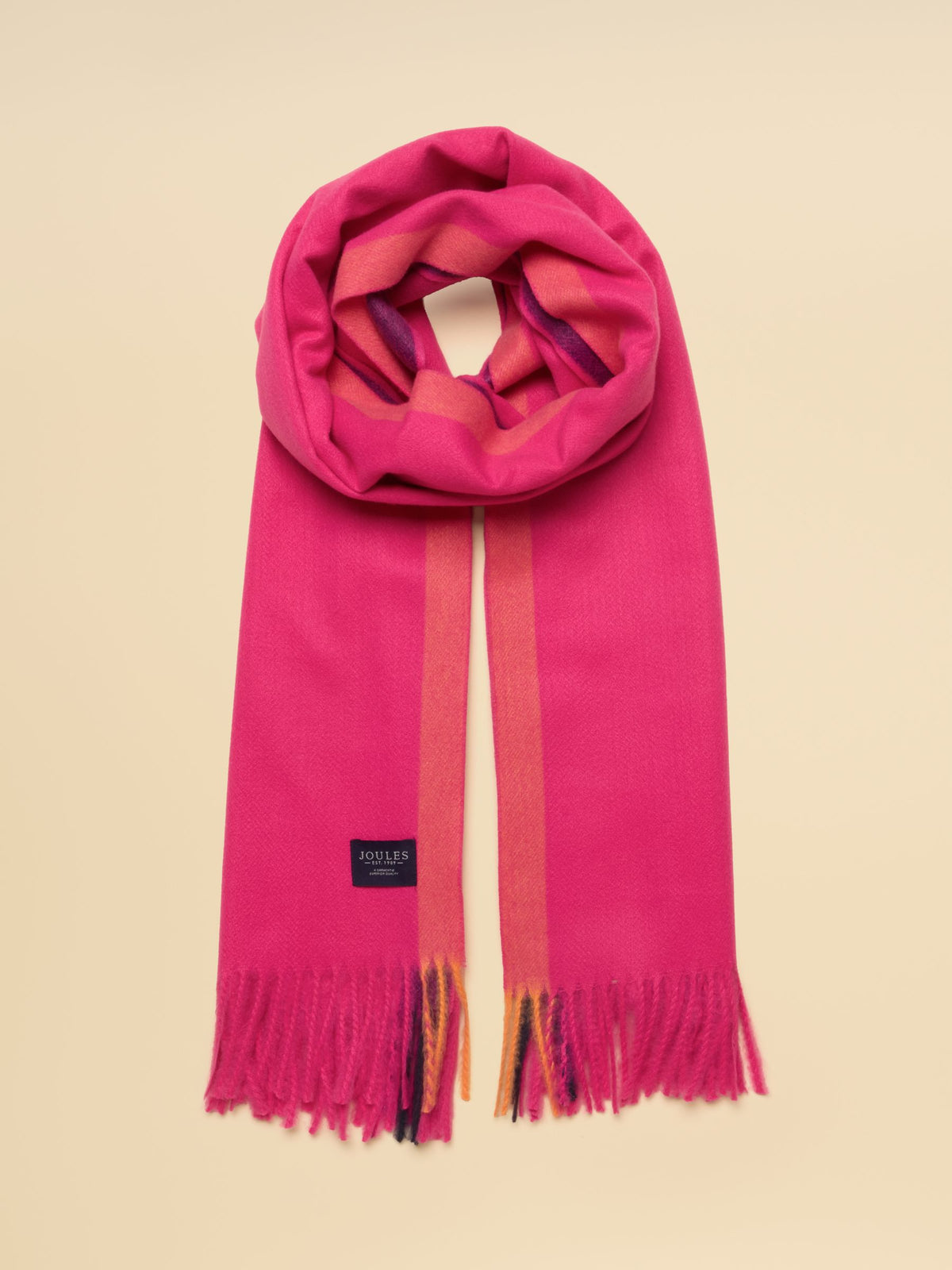 Women's Joules Pink Oversized Blanket Scarf