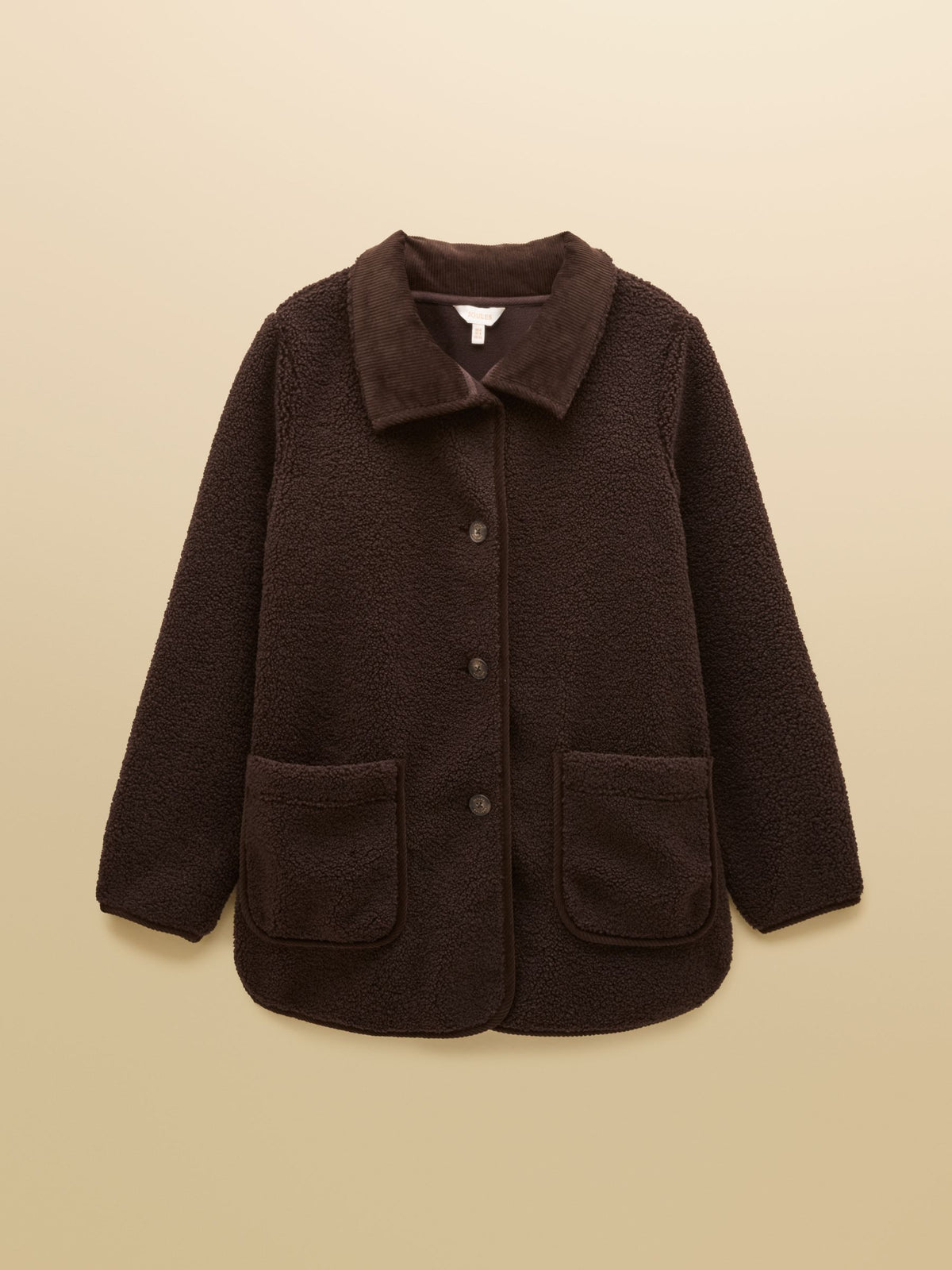 Women's Joules Sadie Longline Button Through Fleece Jacket