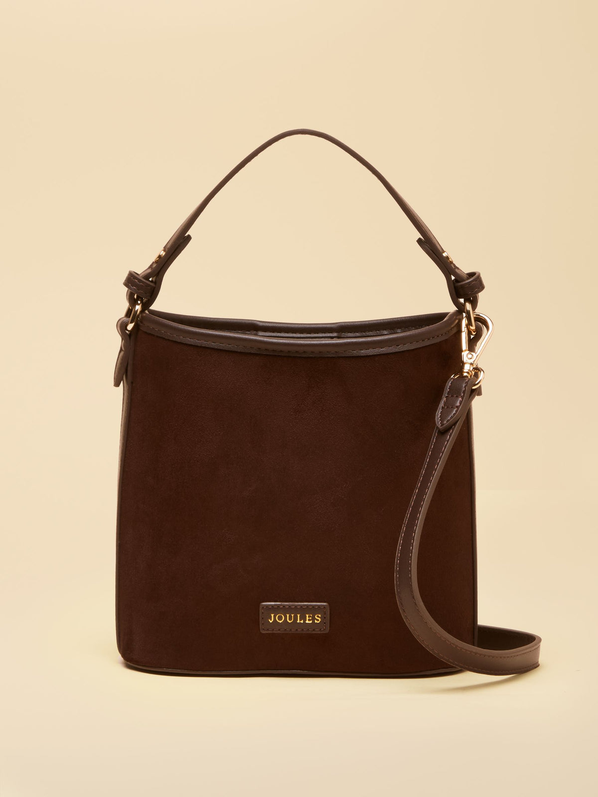 Women's Joules Chocolate Brown Bucket Bag
