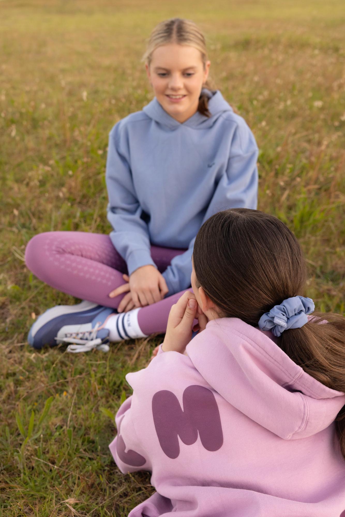 LeMieux Young Rider Sia Hoodie Fondant. Kids Equestrian Fashion, Bubble Print