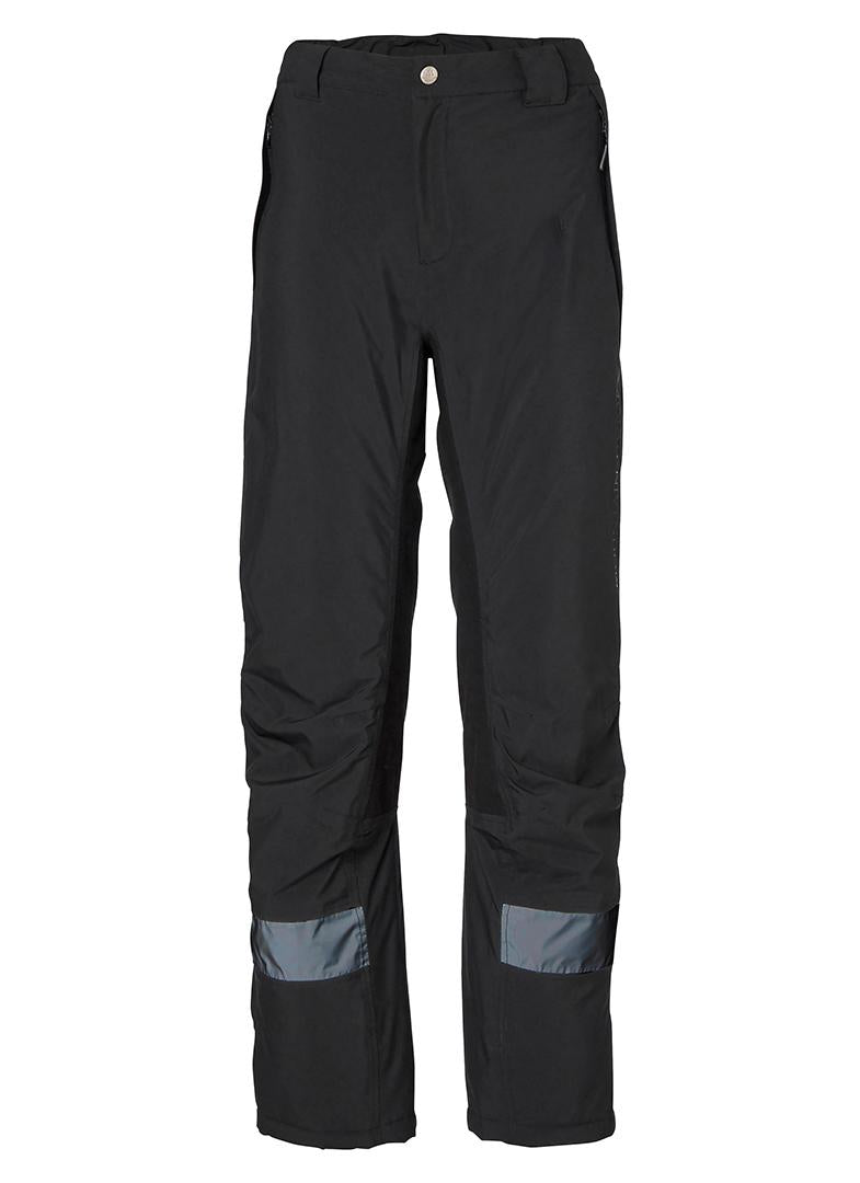 Black Waterproof Unisex Riding Pants with Reflective Details | Equestrian Trousers