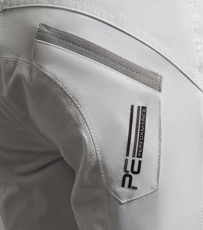Premier Equine Gando Boys White Gel Knee Riding Breeches - Equiflair Competition Wear