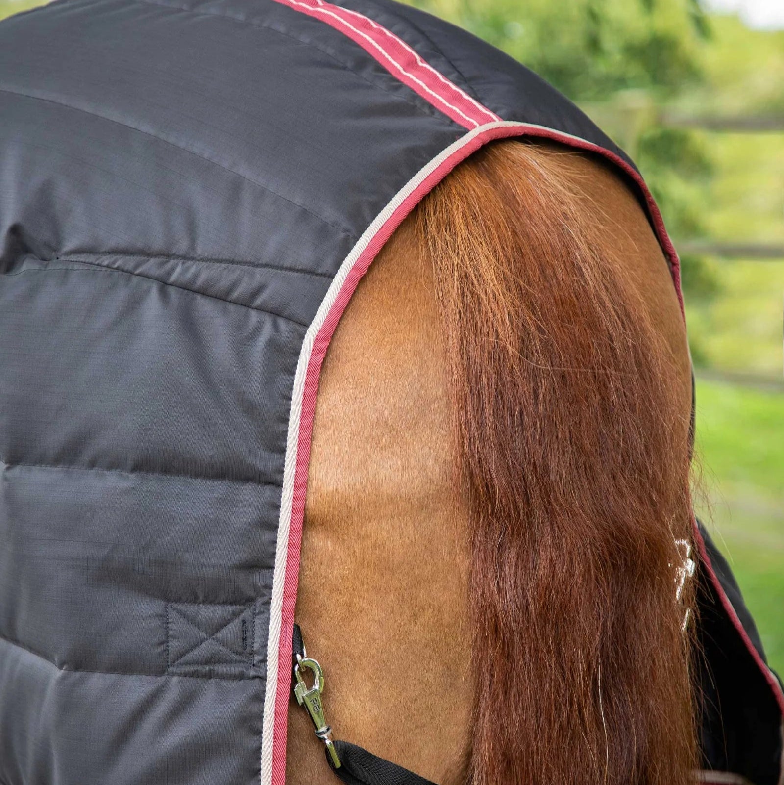 Premier Equine Garissa Stable Rug - 100g Black Horse Rug, Quilted Design, Breathable, Stable Wear