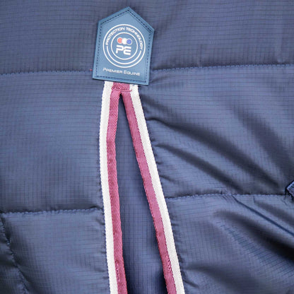 PREMIER EQUINE Garissa 100g Stable Rug - Navy Horse Rug from Equiflair