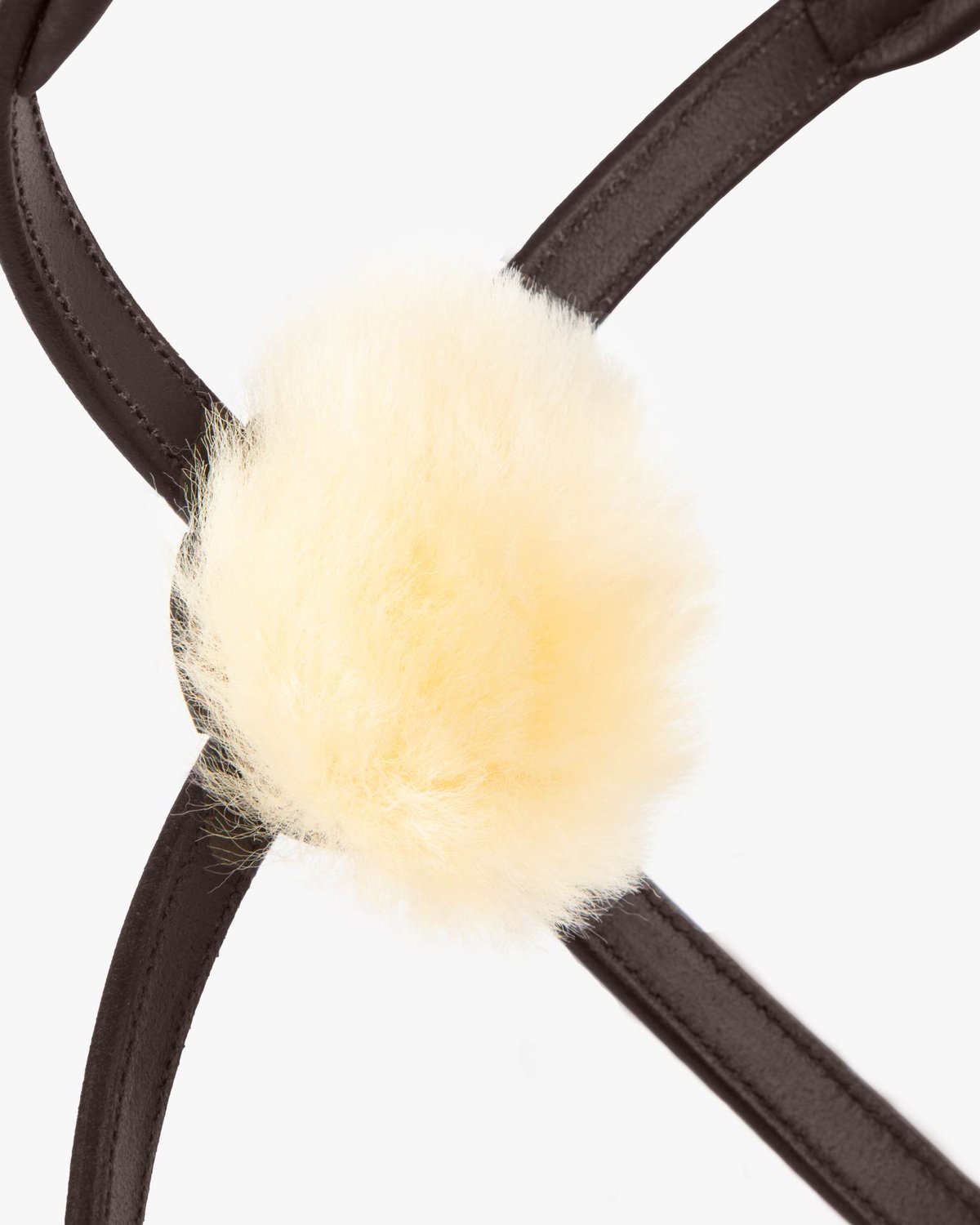 Grackle Noseband with Merino Wool Pad - Premier Equine Equestrian Tack for Horse Riding
