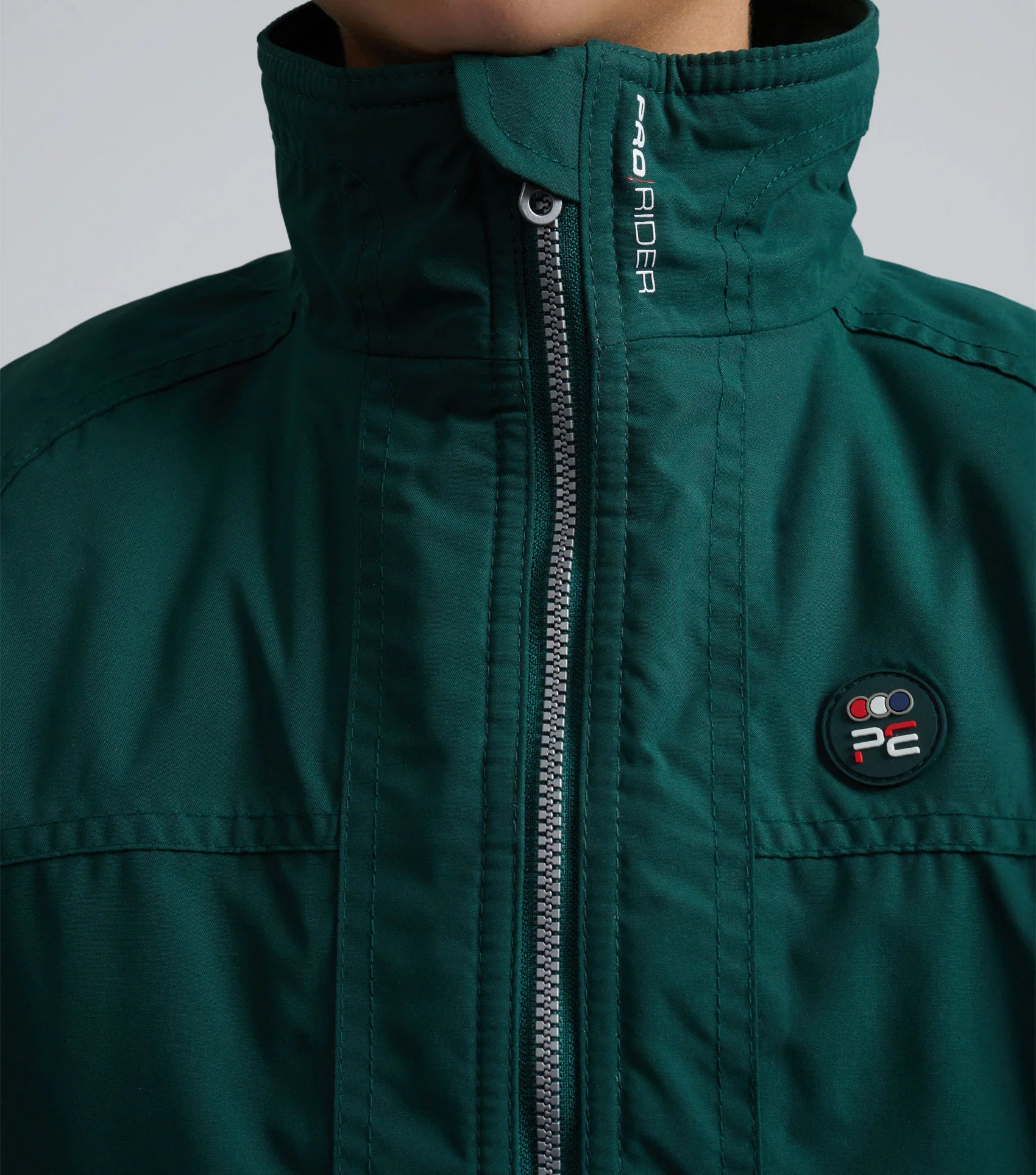 Premier Equine Junior Green Riding Jacket - Waterproof Equestrian Apparel