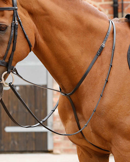 Premier Equine Gressan Standing Martingale Black