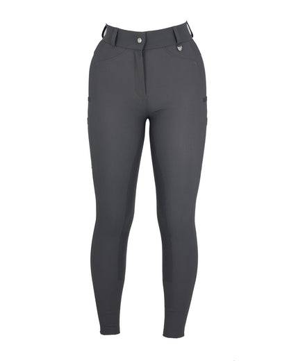 Woof Wear Hybrid Riding Tights - Full Seat Slate | Equiflair - Equestrian Apparel