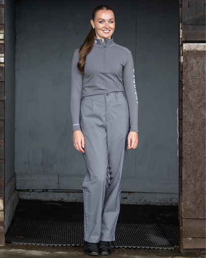 EQUIDRY Waterproof Trousers Unlined Women's Grey